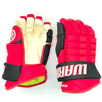 Warrior Alpha FR Pro - NHL Pro Stock Glove - Jake Guentzel (Red/Black) - Image 2