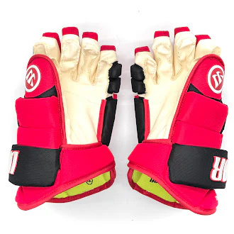 Warrior Alpha FR Pro - NHL Pro Stock Glove - Jake Guentzel (Red/Black) - Image 3