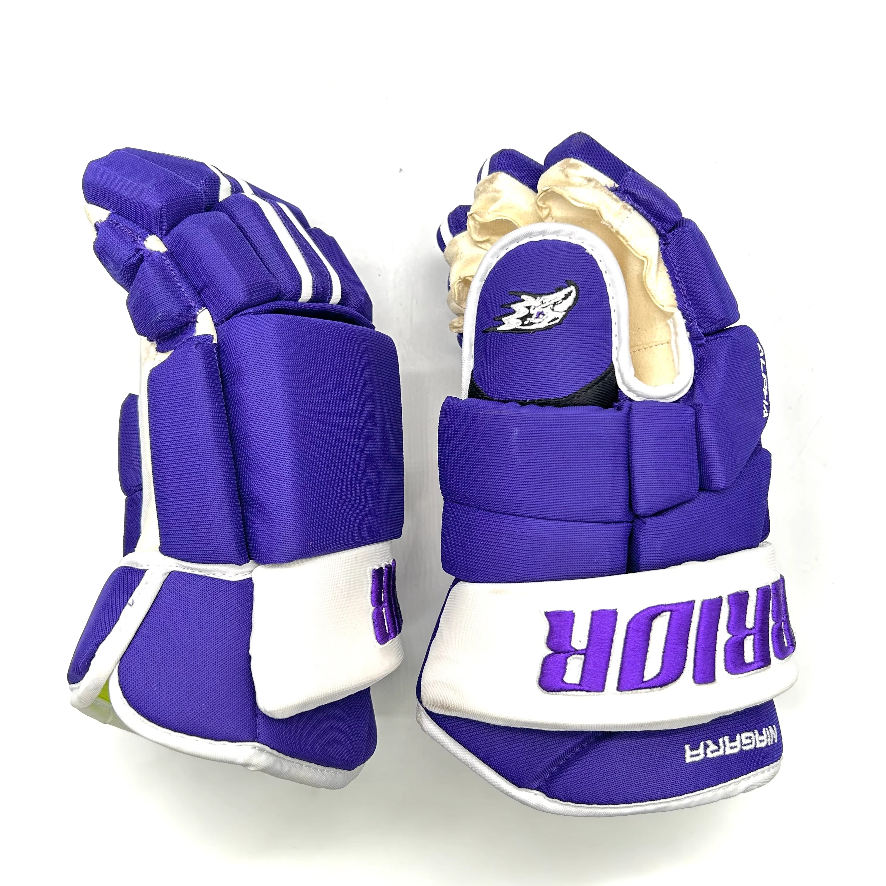 Warrior Alpha LX Pro - Pro Stock Hockey Glove (Purple/White) - Image 2