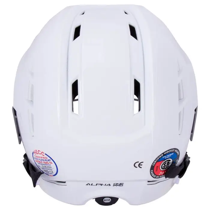 Warrior Alpha One Pro - Hockey Helmet Combo (White) - Image 3