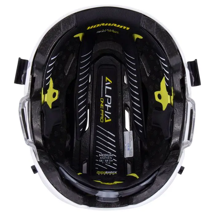 Warrior Alpha One Pro - Hockey Helmet Combo (White) - Image 4