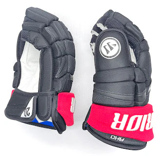 Warrior Covert QR1 Pro - NHL Pro Stock Glove - Sebastian Aho (Black/Red) - Image 3