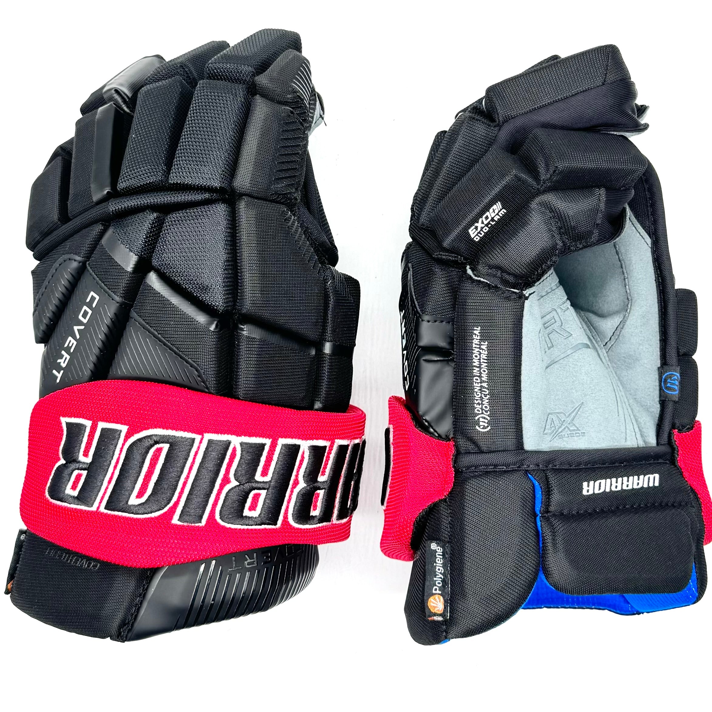 Warrior Covert QR6 - Team Stock Glove - Cincinnati Cyclones ECHL (Black/Red) - Image 2
