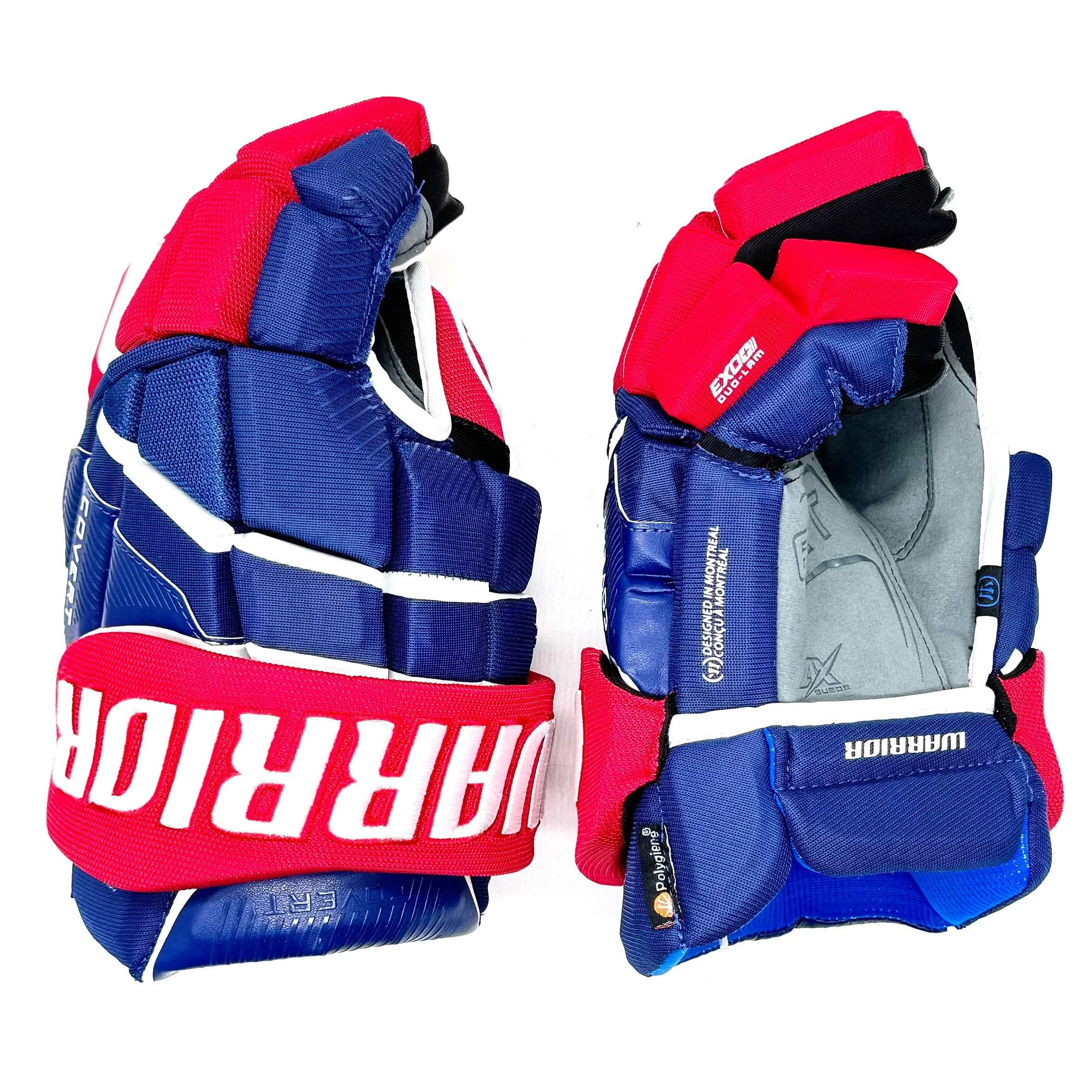 Warrior Covert QR6 - Team Stock Glove - Montreal Canadiens (Blue/Red/White) - Image 2