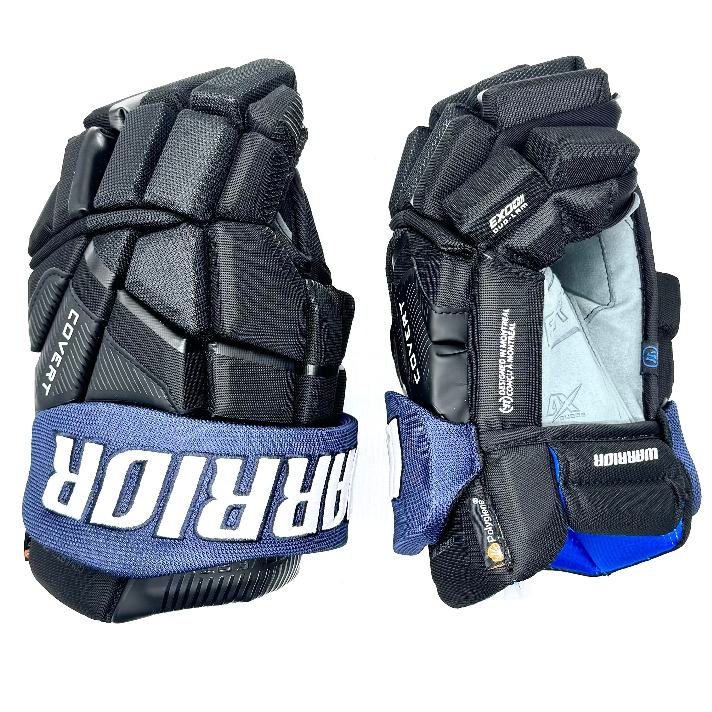 Warrior Covert QR6 - Team Stock Glove - Toronto Maple Leafs 3rds (Black/Navy/White) - Image 2