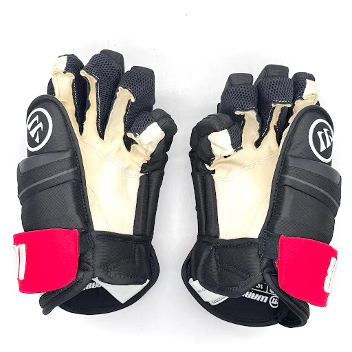 Warrior Covert QRE Pro - NHL Pro Stock Glove - Brendan Lemieux (Black/Red) - Image 2