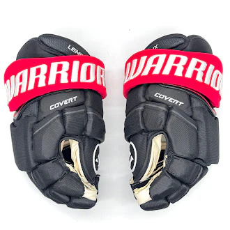 Warrior Covert QRE Pro - NHL Pro Stock Glove - Brendan Lemieux (Black/Red) - Image 4