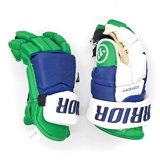 Warrior Covert QRL Pro - NHL Pro Stock Glove - Max Pacioretty (Blue/Green/White) - Image 3