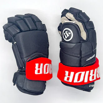 Warrior Covert QRE Pro - NHL Used Pro Stock Glove - Tony Deangelo (Black/Red) - Image 3