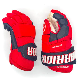 Warrior Covert QRE Pro - NHL Used Pro Stock Glove - William Carrier (Red/Black) - Image 3