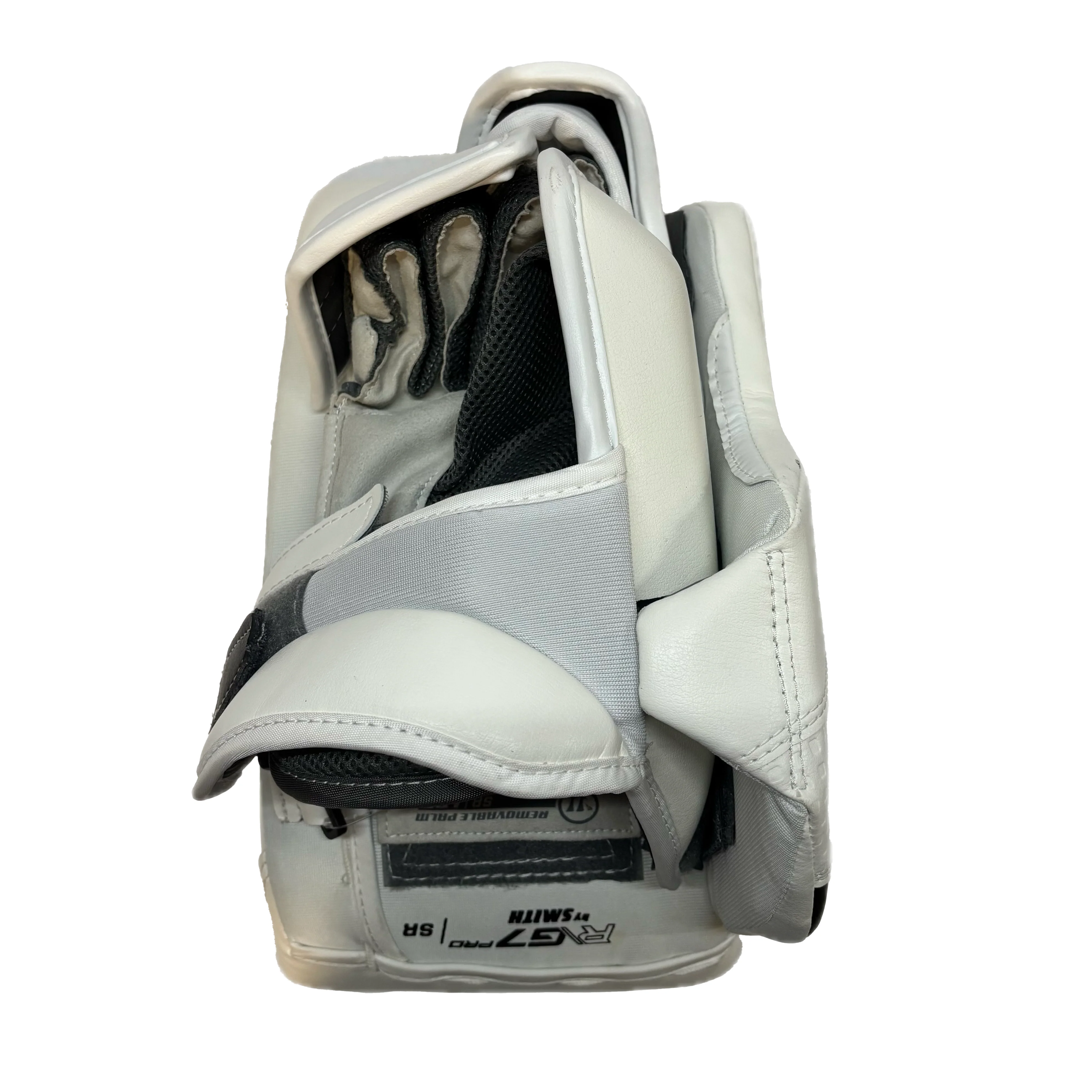 Warrior RG7 Pro - New Goalie Blocker (White/Black/Red) - Image 2