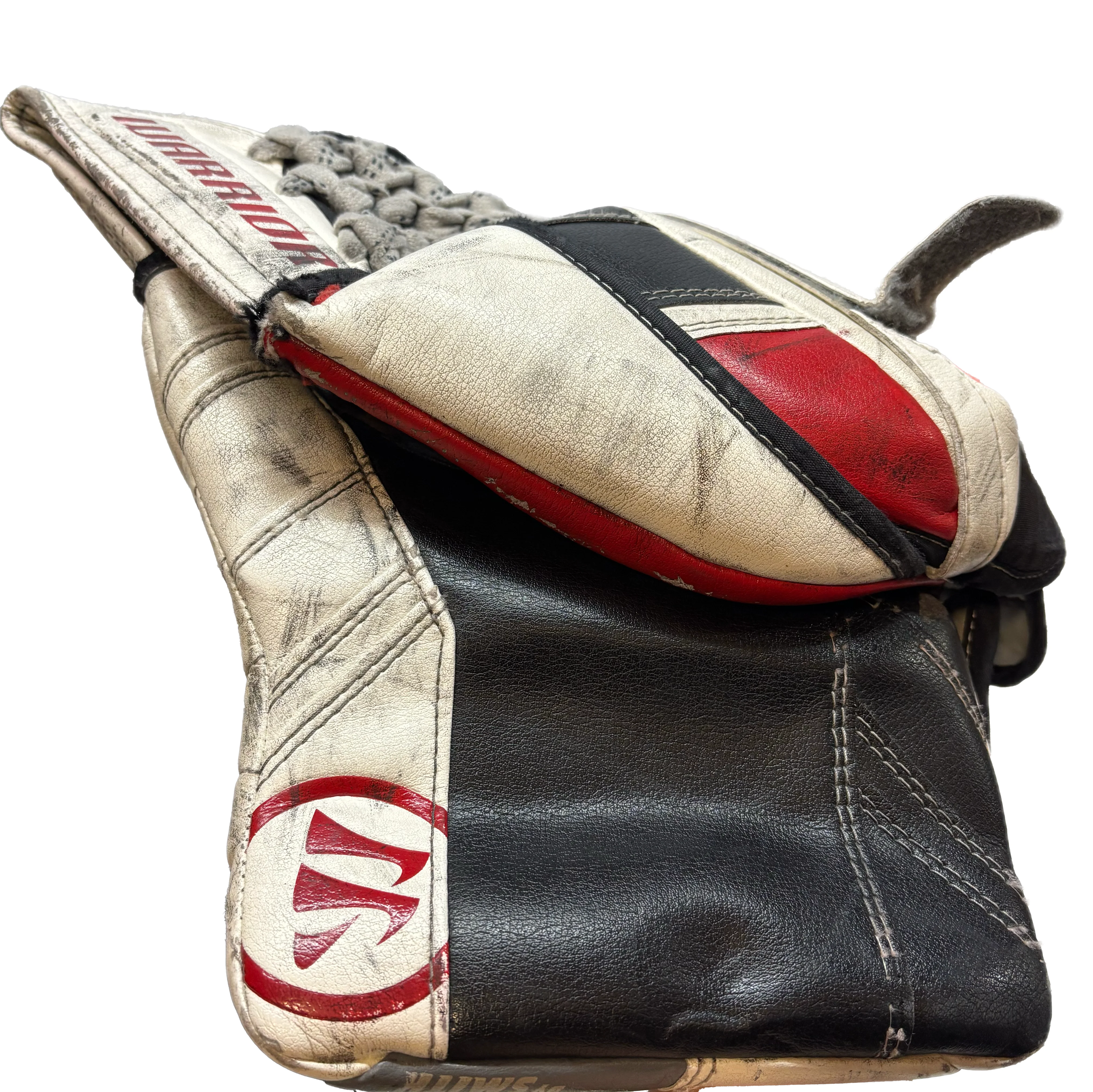Warrior Ritual G3 Pro - Used Senior Goalie Glove (White/Black/Red) - Image 3