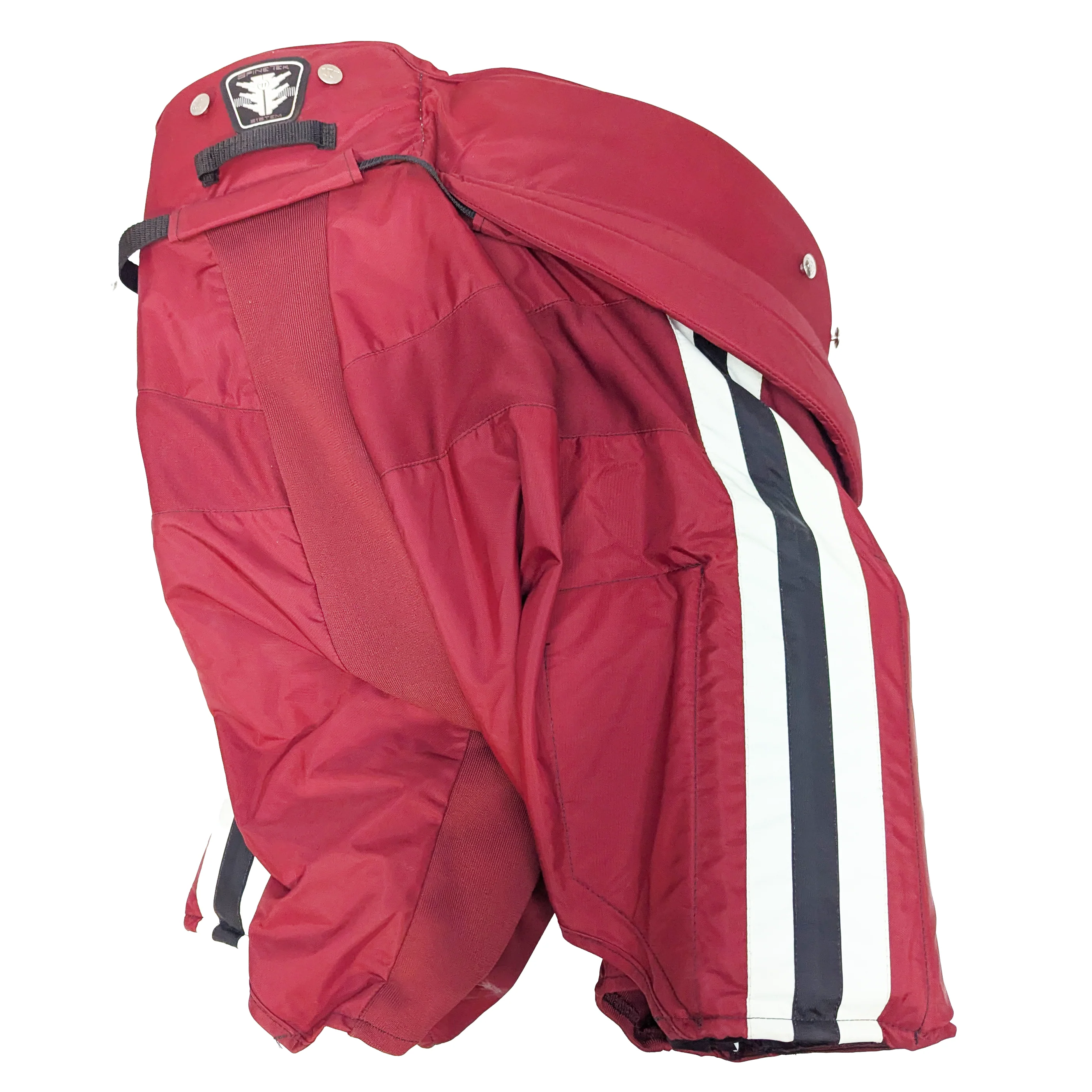 Warrior Ritual - NCAA Pro Stock Goalie Pants (Crimson/White/Black) - Image 2