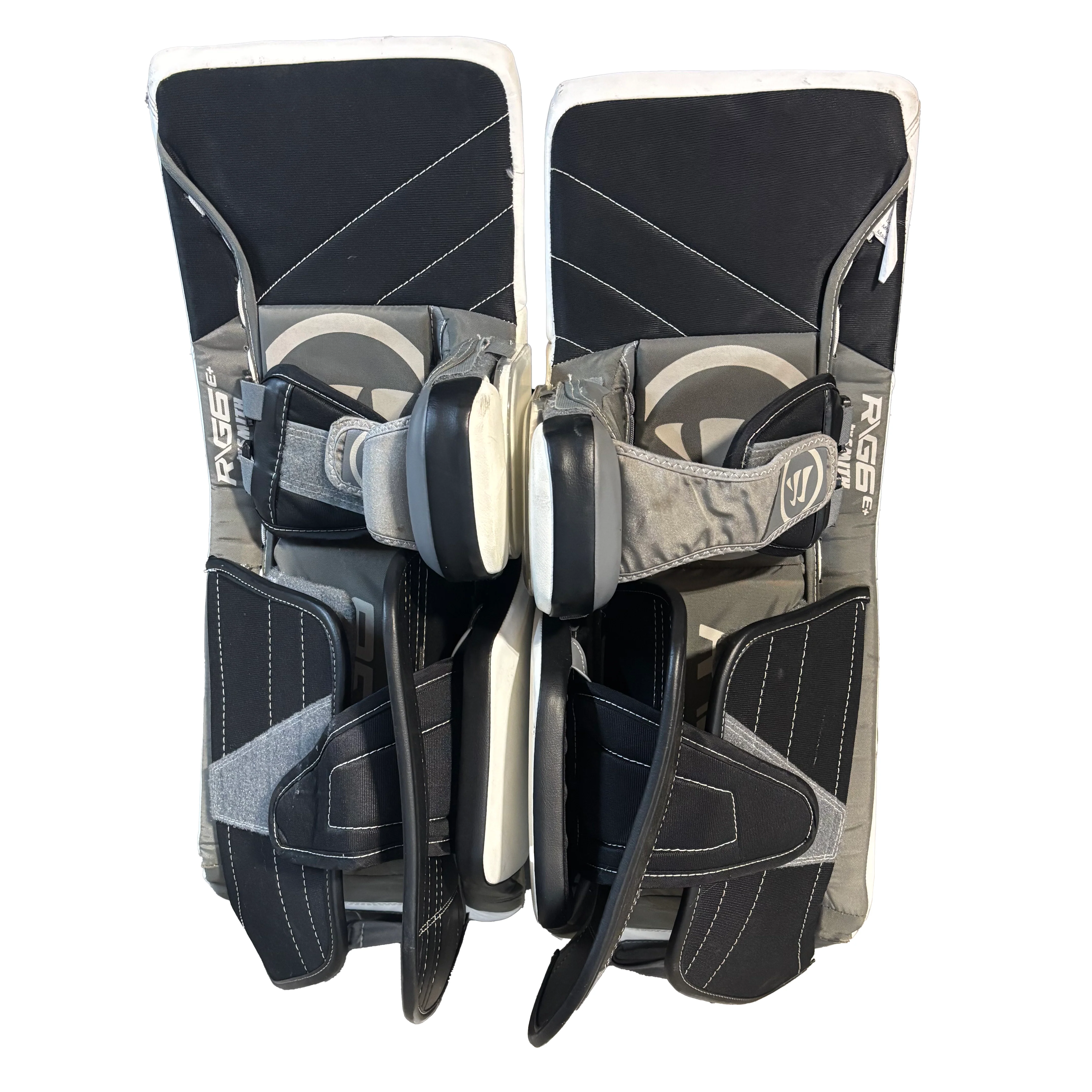 Warrior Ritual RG6 - Used Junior Goalie Pads (White) - Image 3